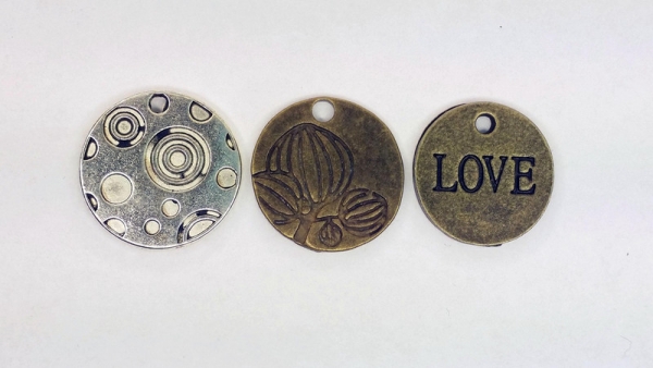 Metall Plugs 16mm Paar 1,6cm Tunnel Plug Love leaf